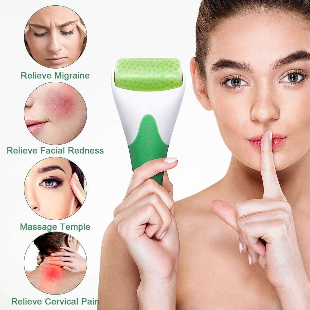 61TKbV1WIL._SL1000_ MARZAHAR Ice Roller for Face & Eye Puffiness Relief, Cold Gel Ice Face Roller Massager - Ice Roller Cool Roller For - Image 5