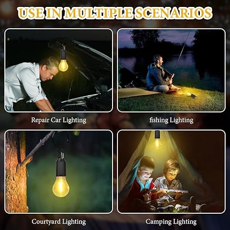 61cPVGSTH1L._SX466_ Rechargeable Portable LED Camping Lantern, Tent Lamp with Clip Hook, Essentials Tent Accessories Emergency Camping Light
