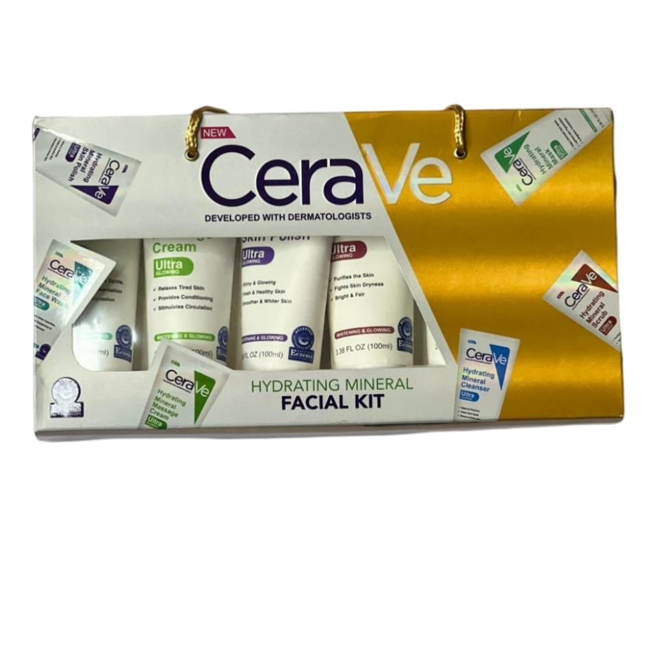 61fb354dc6d8e49c8130b6ec27742c42 CeraVe 6 In 1 Hydrating Mineral Facial Kit For Deep Cleansing, Brightening And Glowing Skin - Image 5