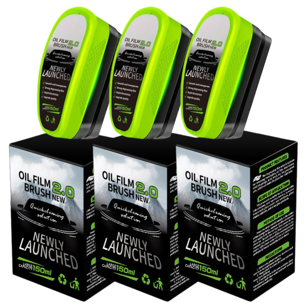 61oNi4qRU-L._SL1001_ 1Pc Oil Film Brush 2.0, Clear Vision Glass Cleaner, Clearview Shield Clear Vision Windshield Cleaner, Car Windows (With - Image 2