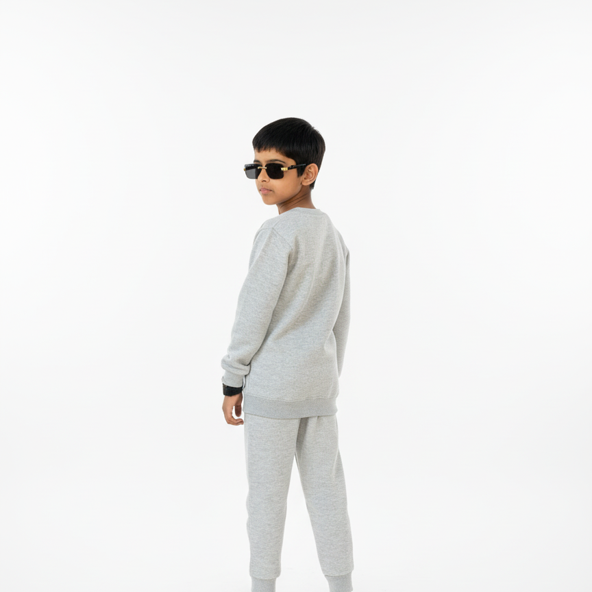 62366e8a539a1c4d0816abc5241523fd Winter Tracksuits for Kids | 2-Piece Shirt & Trouser Set for Boys & Girls – Warm, Cozy & Comfortable Winter Outfit FOR B - Image 2