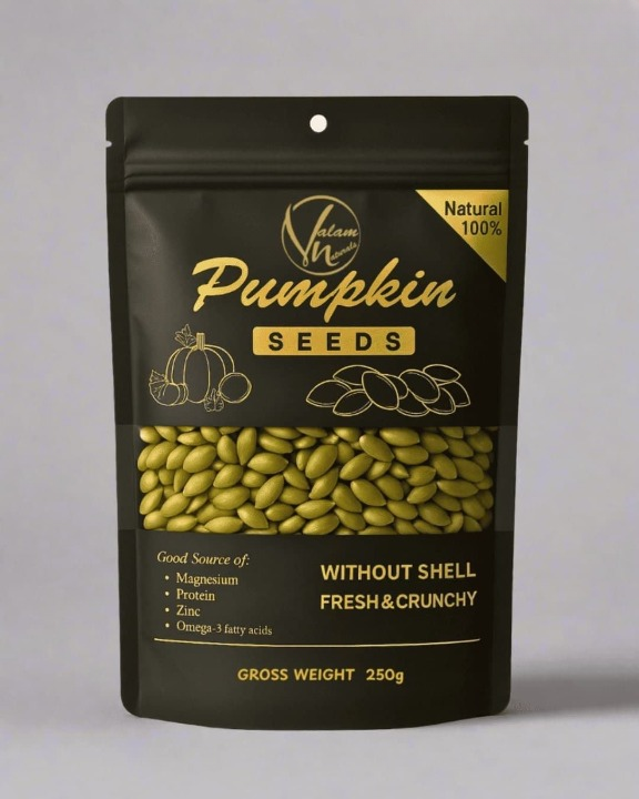 626a1e89f599ec74e18b2c8a0c540802 Premium 100% Natural Pumpkin Seeds Without Shell – Fresh, Crunchy, And Nutritious Snack | Rich In Protein, Magnesium, Zi
