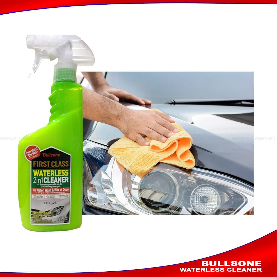 62b7a3492ac06819aa175da5555abb39 Waterless Wash & Wax Spray, Waterless Car Shampoo Bullsone Multi Purpose Cleaner -550ML- - Image 2