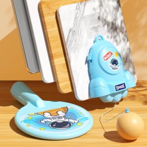 Hanging Ping Pong Game Set – Table Tennis Self Training Kit with 2 Rackets & Practice Ball, Parent-Child Interactive Kid