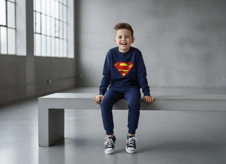63b3960fc9e396ba11ba8a2d8ce9ef94 Superman Printed Sweatshirt & Pajama Trouser Tracksuit for Kids | Winter Warm Fleece Clothing Set Outfit for Boys & Girl