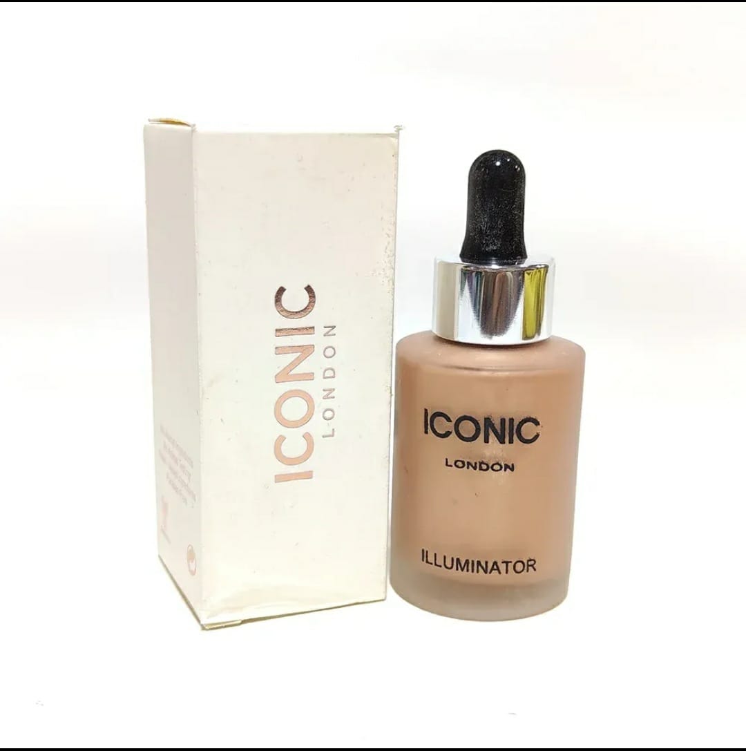 64be0f09c5ec8e46fe41334883a8d8b9 Iconic London Illuminator Highlighter Drops Ultra Glow Liquid Highlighter Radiant Finish Luminous Shine - Image 4
