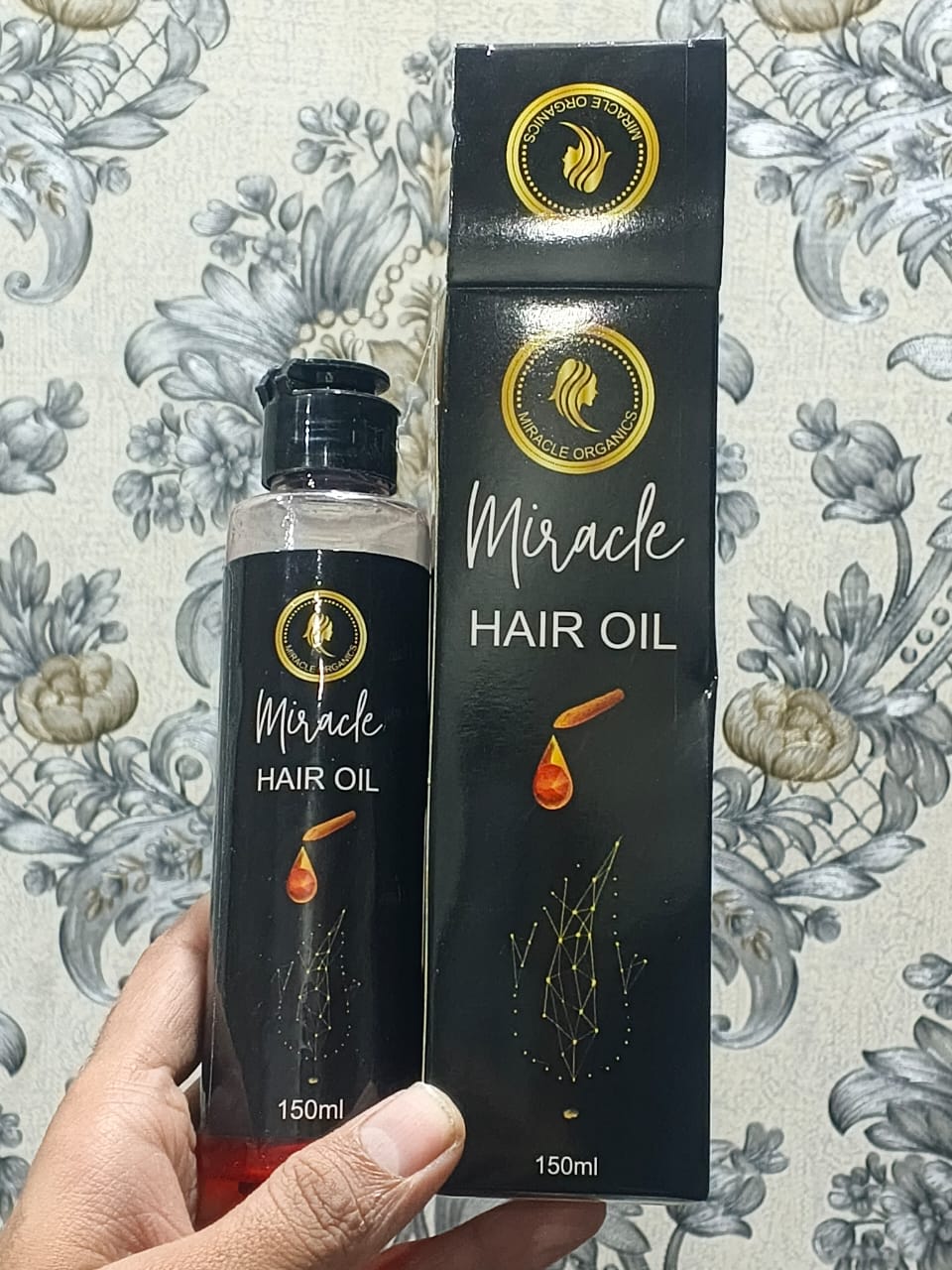 64dd321dcc10b9b376d5819bd3b0f4cd Miracle Elixir Noir Intensive Hair Revival Luxury And Growth Repair Oil For Strong Healthy And Nourished Hair - 150ML - Image 3