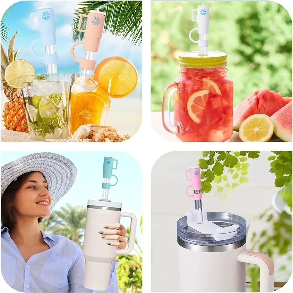 665b1052498c723be1ca1c5783e0cf92 Buy 1 Get 1 Free – Cartoon Silicone Straw Plug Set | Splash-Proof, Airtight, Reusable Straw Covers for Stanley Cups, Tum - Image 2