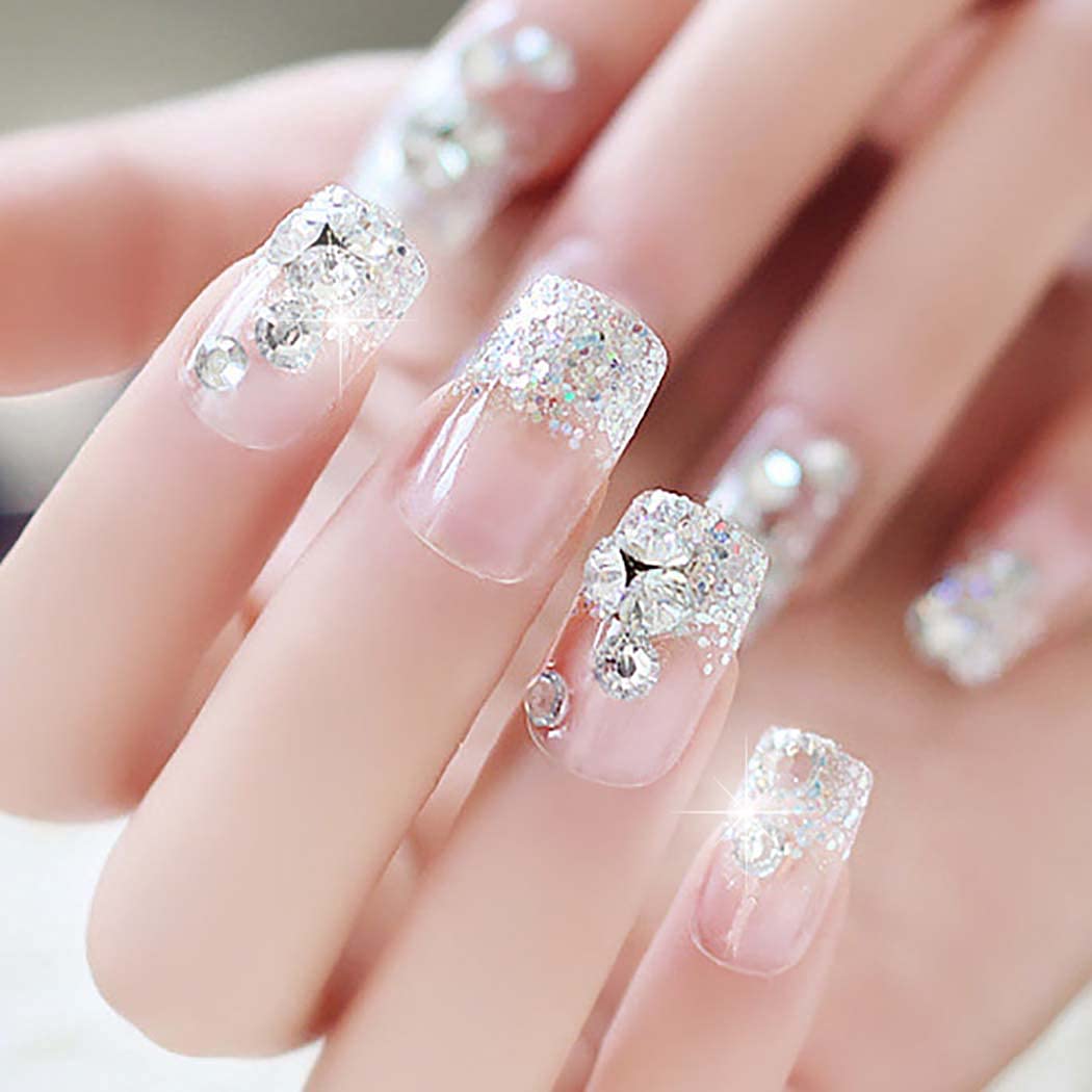 6675356e5c0c2e2c50b9c9e0766cadfc Multicolor 12 Pcs Stylish Artificial Nails Set For Fashionable Look And Easy Application (Random Design) - Image 2