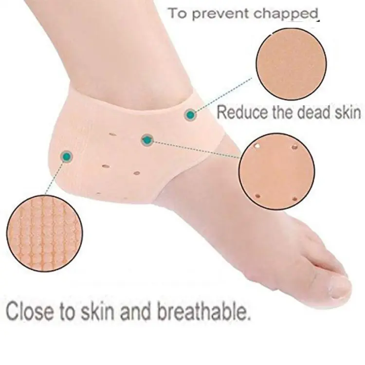 6676720a432ec007c8fc578a4fcbdebc Half Heel Pain Anti-Crack Silicone Set – Unisex Anti-Crack Pain Relief - 01 Pair - Image 2