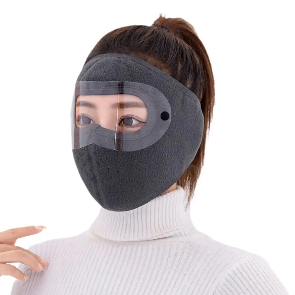 6791292299afaf9118188f8f46997cc1 Full Face Shield | Dustproof Anti‑Fog | Winter Warm Fleece Mask | Windproof Riding HD Shield – 1Pc Random Colour