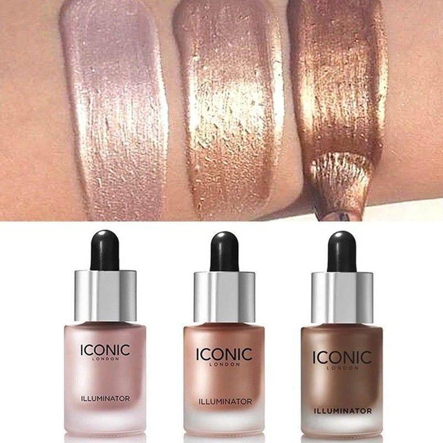 69379f90f9b71327dff3bca9d35e3240 Iconic London Illuminator Highlighter Drops Ultra Glow Liquid Highlighter Radiant Finish Luminous Shine - Image 5