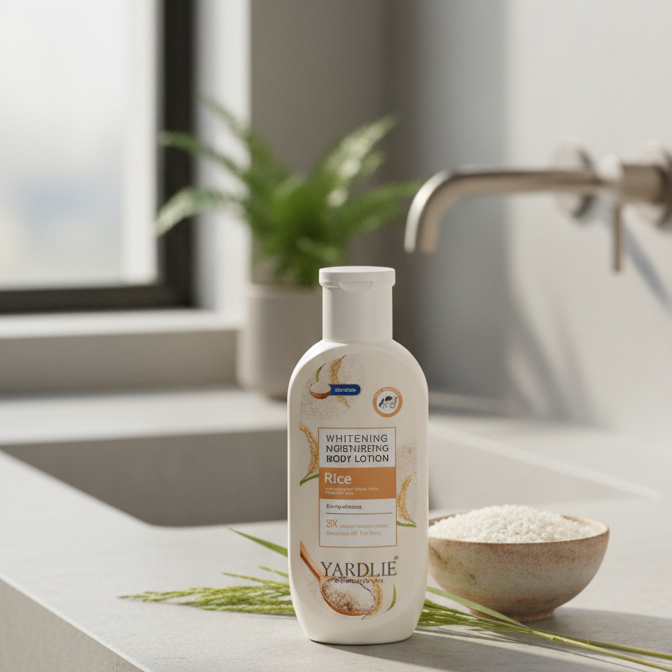 6a7e28f66447893da95ac9286e9cf7cd Yardlie Professional Whitening Moisturizing Body Lotion with Rice, Hyaluronic Acid, and Collagen: Intense Hydration and - Image 3