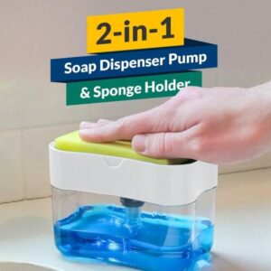 2-in-1 Soap Pump Dispenser β Kitchen Sink Liquid Soap Dispenser (Without Sponge)