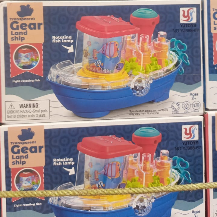 6bbe82a8edb0513259ea333c1caf0f4c Gear Ship Bump and Go Toy for Kids with 3D Lights, Music & Automatic Action Play - Image 4