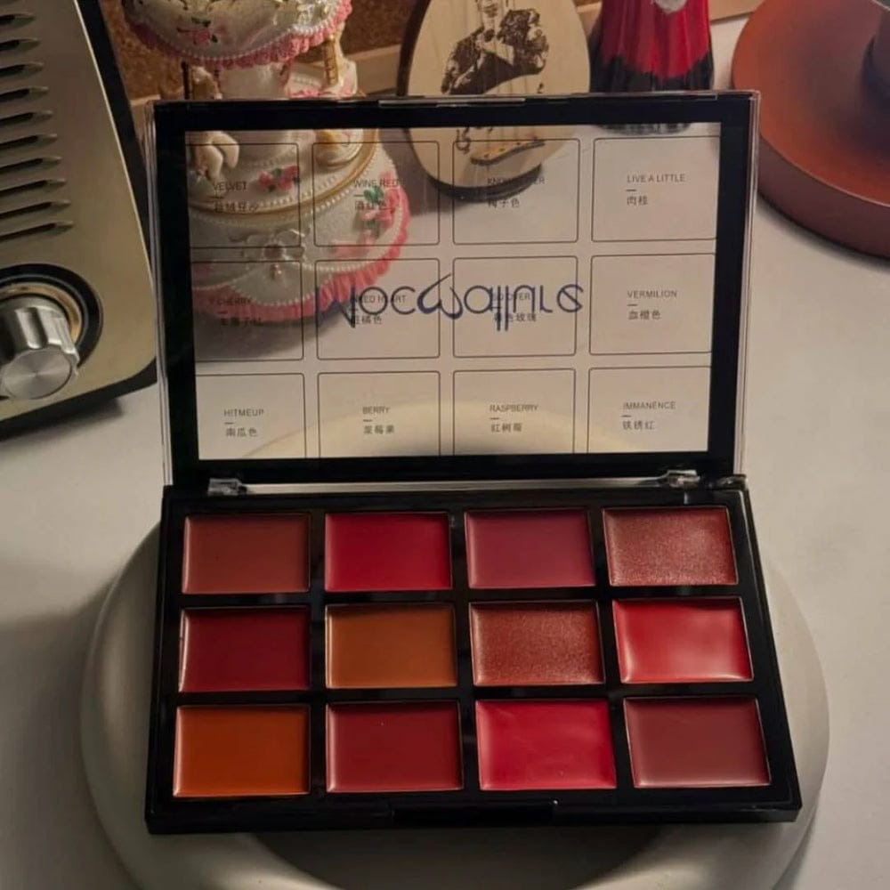 6d02c2056b2418d2404db845d7e3718c Mocallure 12-Color Lip Palette / Long-Lasting Professional Lip Kit For Every Mood - Image 2