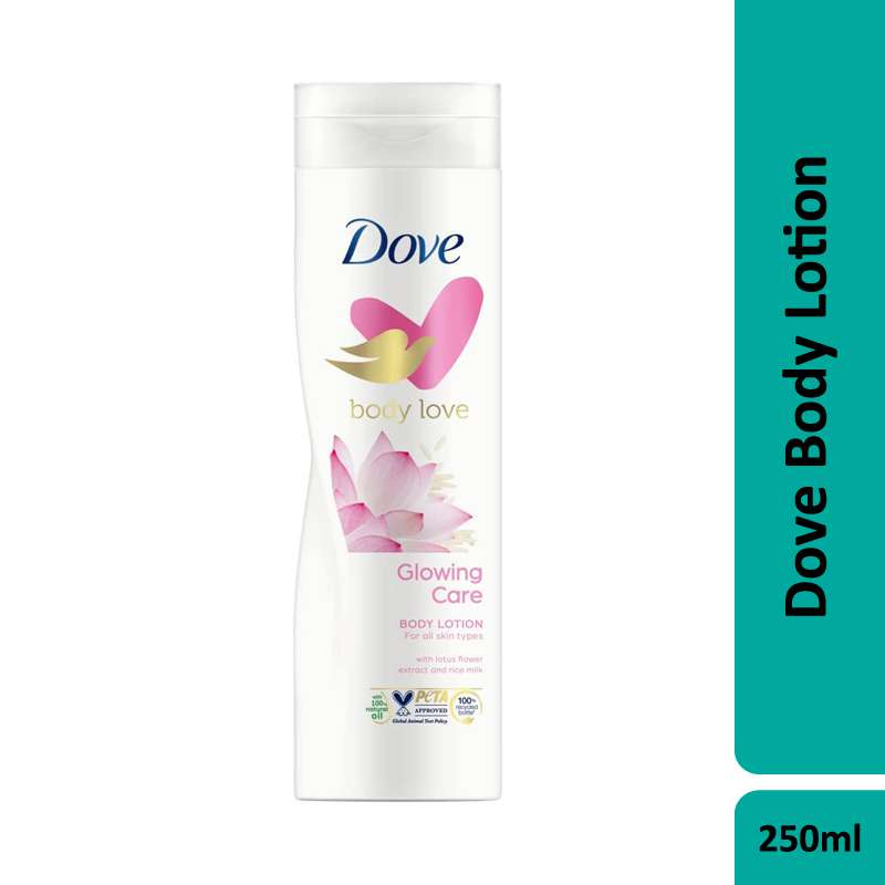 6d8ce28dce2a4cf882d7919c239fcce4 Dove Glowing Care Body Lotion 250ml | Deep Nourishing And Hydrating Liquid Lotion For Smooth, Radiant, And Soft Skin