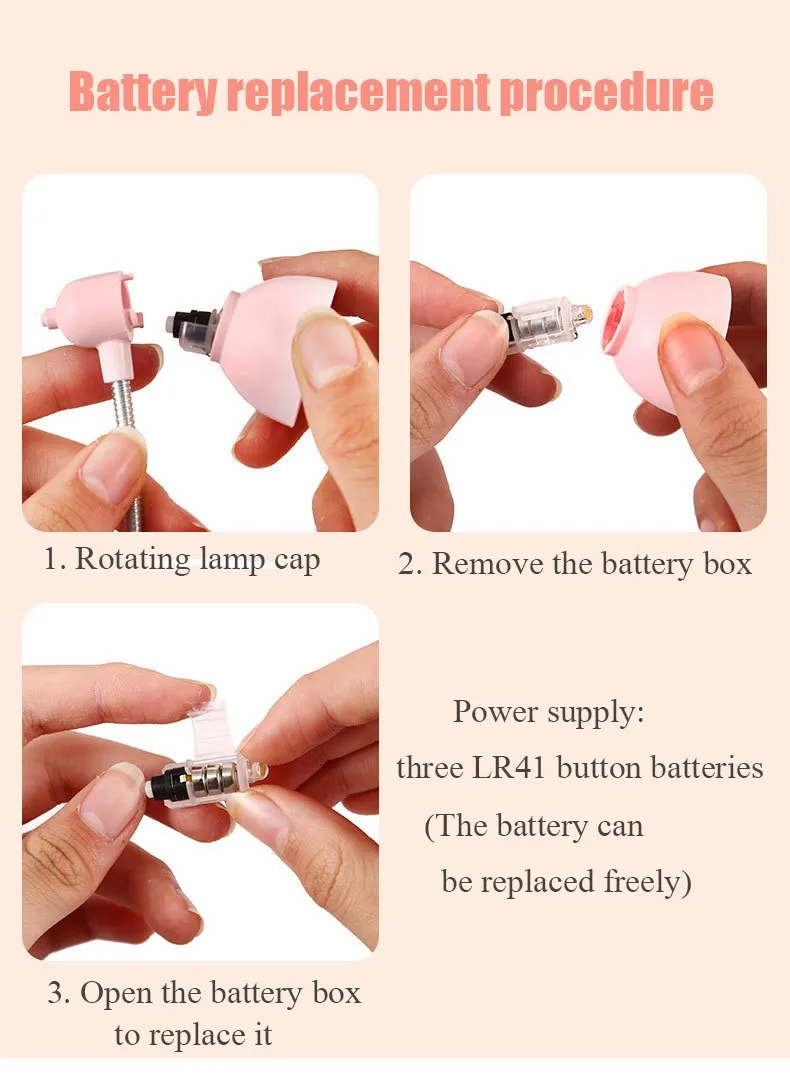 6dcb09925c83cb2bcc4211284afd5052.jpg_2200x2200q80.jpg_ Mini LED Clamp Lamp – Portable USB-Powered Desk Light with Adjustable Flexible Neck, Strong Clamp Base, Eye-Friendly Fli