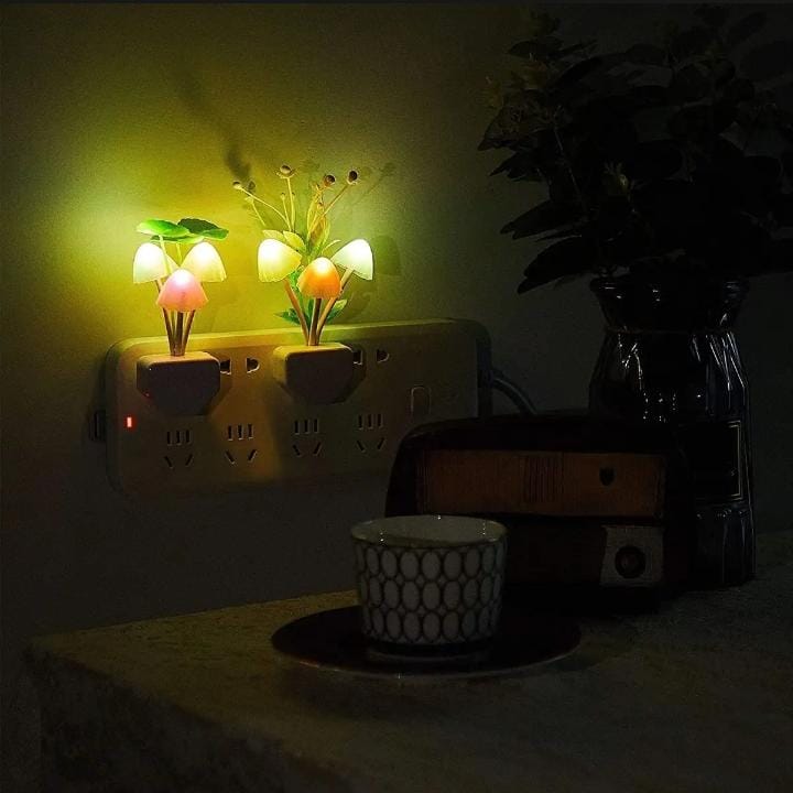 6e55ec5b-23b2-468d-a24b-ef87c59cb571 Mushroom Night Light Dusk To Dawn Sensor LED Night Lights Flower Lamp Bedroom Baby Room Lamps For Kids Gifts - Image 4