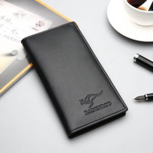 Kangro Ultra Slim Long Purse Wallet For Men With Stylish Design Durable Leather Easy Carrying And Everyday Use