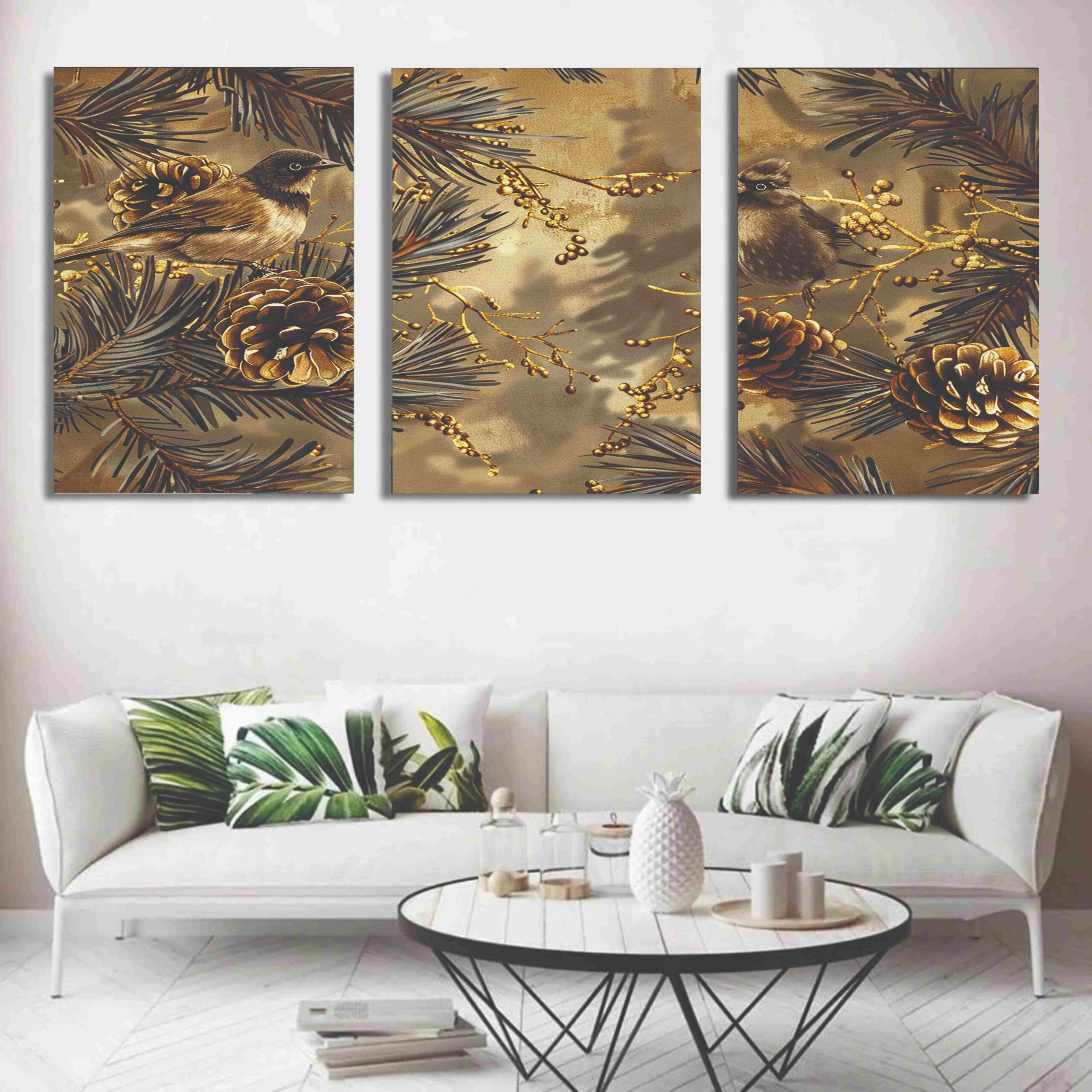 6e95f5de9f4cb4a32893123aff6784ad Set of 3 Wall Art Wooden Phototile Frames for Wall Decor