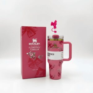 40 Oz Stanley X Coquette Tumbler Providing Durable Quality Comfortable Use Everyday Hydration Support - 1.18 Liter