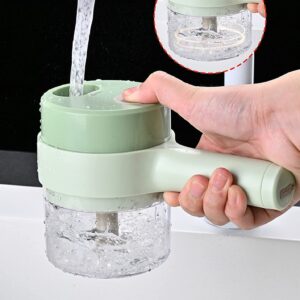 5 in 1 Handheld Hammer Electric Vegetable Cutter Set Mini Wireless Food Choppers Garlic Vegetable Chopper Slicer machine