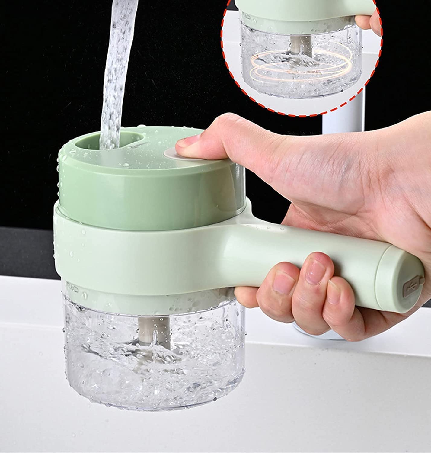 5 in 1 Handheld Hammer Electric Vegetable Cutter Set Mini Wireless Food Choppers Garlic Vegetable Chopper Slicer machine