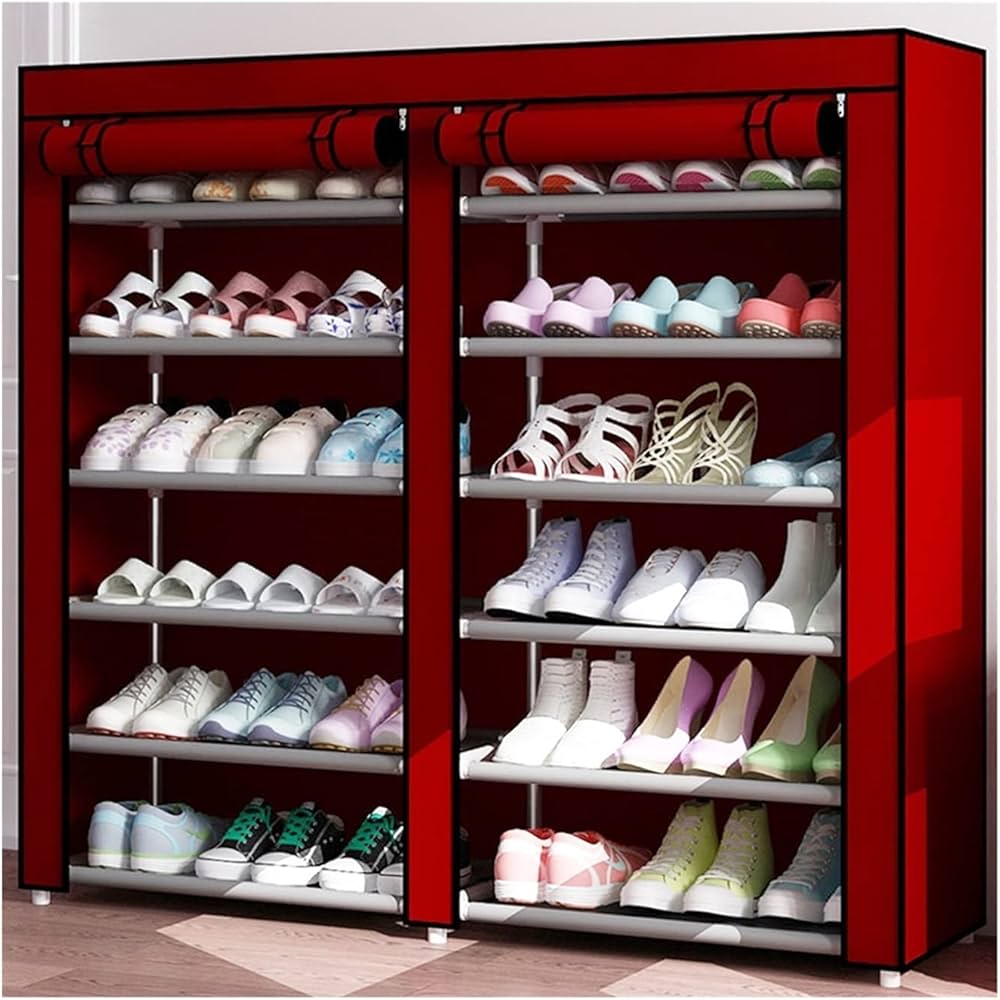 702d7e92ca90b6c82898a4635dc43436 Shoe Rack Organizer Detachable Shoe Rack Multi Layer Non Woven Shoe Cabinet - Image 2