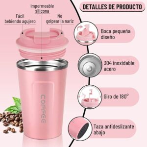 Stylish Coffee Cup – Leak-Proof, Durable & Perfect for Home, Office, or Travel