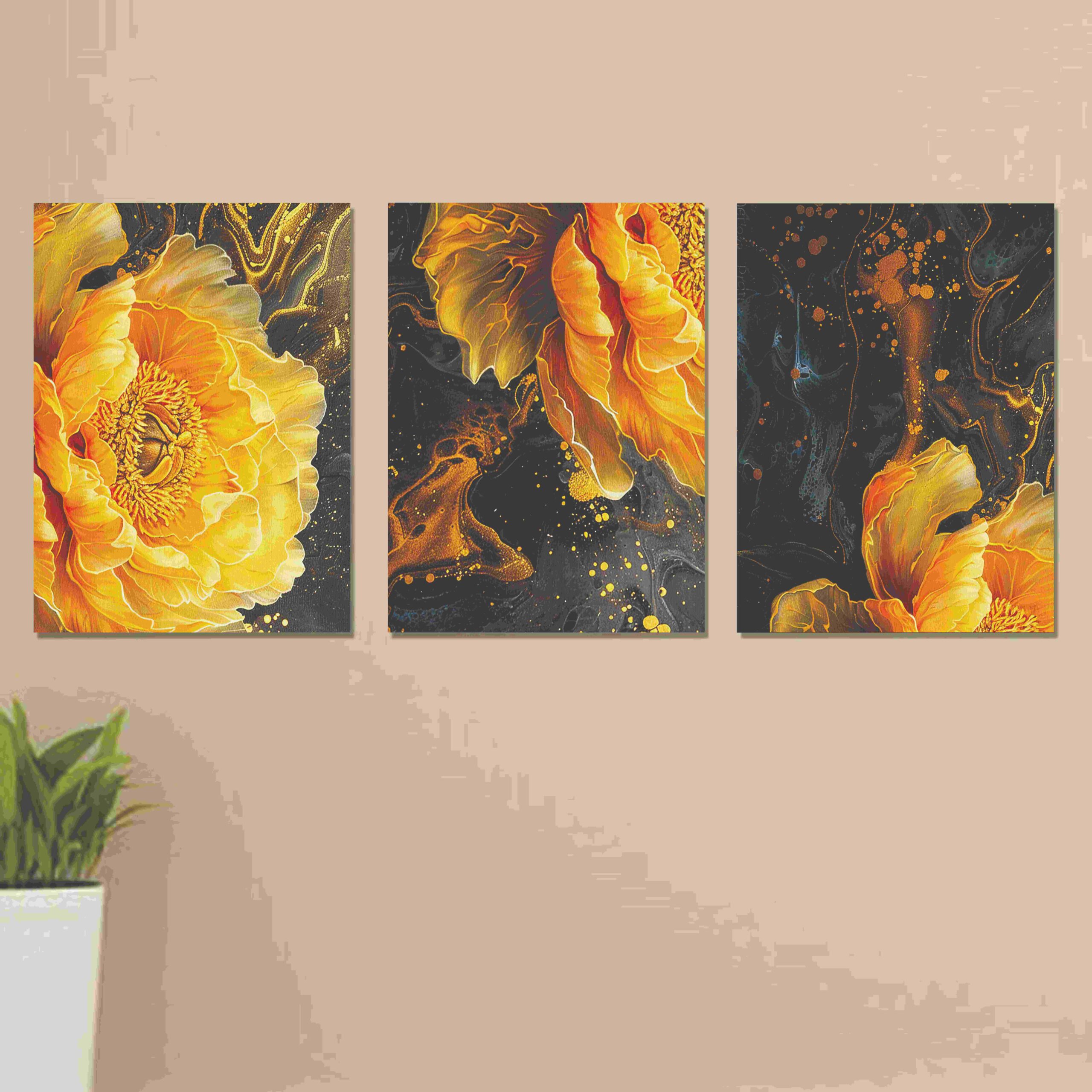 7158a2d8227cbf34029fedae458ec119 Set of 3 Wall Art Wooden Phototile Frames for Wall Decor