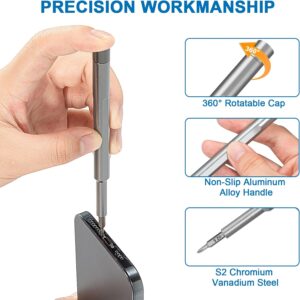 24 in 1 Precision Mini Magnetic Screwdriver Set, 24 in 1 Tool Kit, The Ultimate Electronic Repair Tool Kit for Phone, Ta