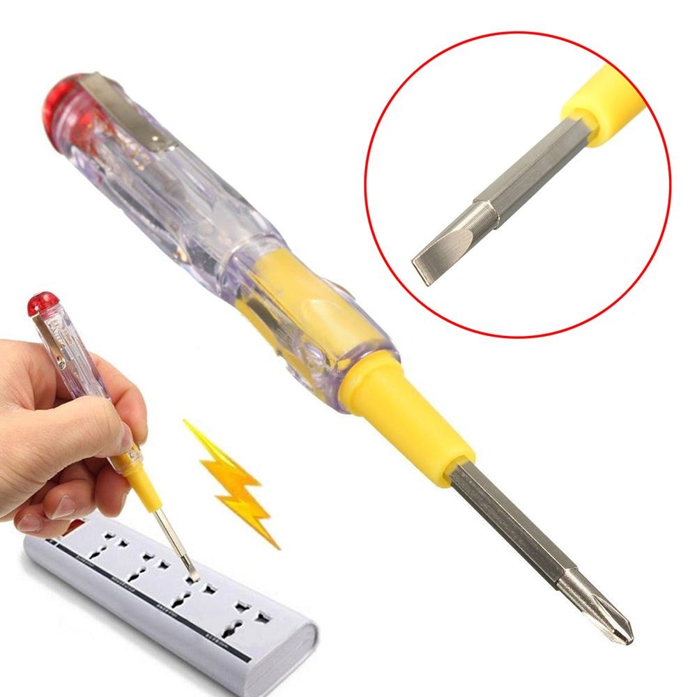 73381c2c8ff85613068e04e9680a9d0d 2Pcs Screwdriver Tester Set | Durable, High Quality | Low Voltage | Sharp Tip & Unbreakable Handle - Image 3