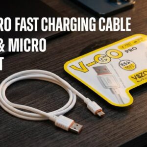 VIZO V-GO Pro 85W Super Fast Charging Cable – High-Speed Data Sync, Durable Reinforced Connectors, 10-Foot Extra Long Ca