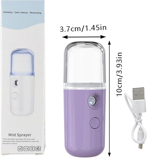 74480cc421200d399063d76a7e4fd29b Portable Nano Facial Mist Sprayer – Hydrating Ionic Facial Steamer for Instant Skin Moisture, Glow & Refreshing Mist | U