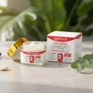 Melodine Japanese Soothing Massage Gel Muscle And Joint Pain Relief Cream For Shoulder Neck Back And Knee Fast Absorbing