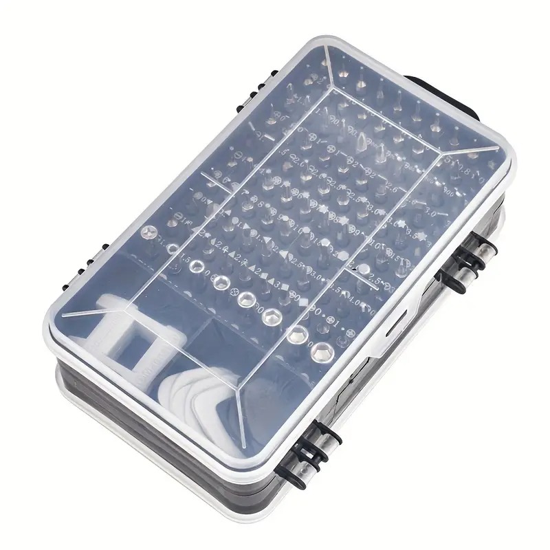 115-in-1 Precision Magnetic Screwdriver Set – Stainless Steel Flat Head Repair Tool Kit for Phones, Computers, Laptops,