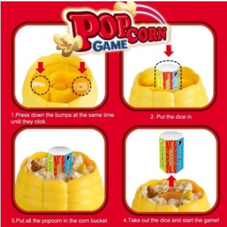 765b4f1aac88a31a2cdcc8c996c29b70 Fun Popcorn Game Toy for Kids – Interactive Jumping Popcorn Corn Game with Buckets & Tokens | Family Party Game - Image 3