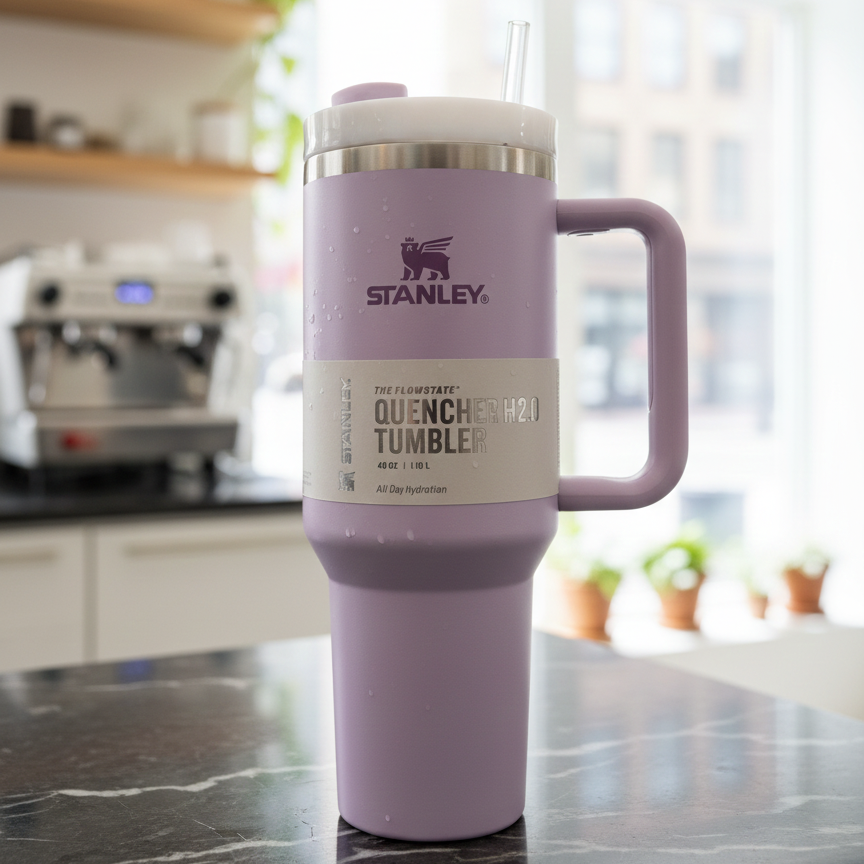 7669b808eb3521a3a546afc7e79c62fe Stanley 40 Oz | (1200ML) Stainless Steel Vacuum Insulated Tumbler With Straw Leak Proof Quencher Cup For Hot And Cold Be - Image 5