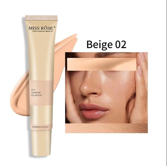 76997fbda2edf8b903eee0eca1493774 Miss Rose 3 PC Regular Deal Silk Foundation Concealer & Blender - Image 5