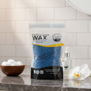 NUMS Professional Hard Wax Beans - Face & Body Hair Removal Wax Without Strips - Ideal for All Hair & Skin Types - 100g