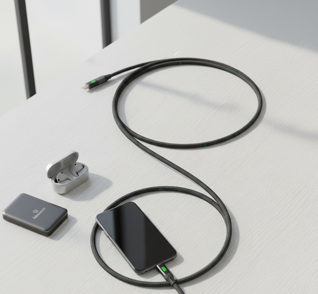 78635e99d6970b897cafb445441628d1 Sabawoon Type-C to Type-C 120W Fast Charging Cable – Ultra-Durable, Super-Speed Power Delivery