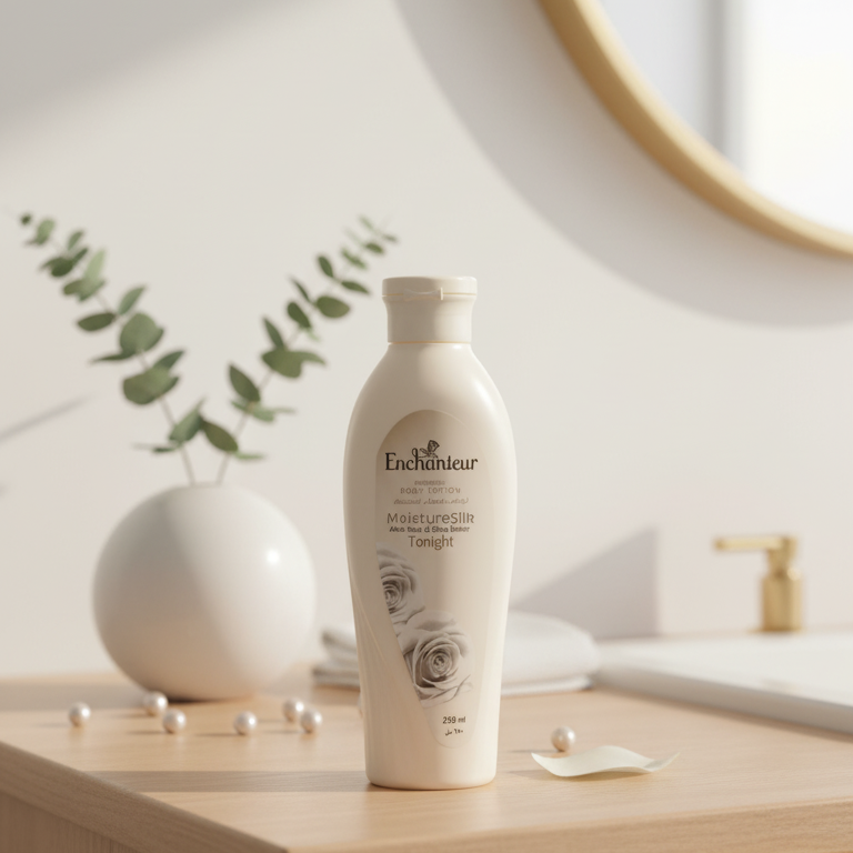 78dbfd097abecd5f19c22932d4fc9cdb Enchanteur Moisture Silk Body Lotion 250ml With Aloe Vera And Olive Butter | Deeply Nourishing, Hydrating, And Softening - Image 3