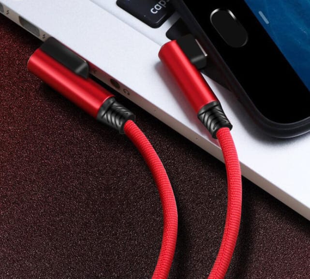 78dd78d52102397ea21c109c2554f326 Elbow Data Charging Cable For iPhone – Durable Right Angle Lightning Cable For Fast Charging And Data Transfer Compatibl - Image 4