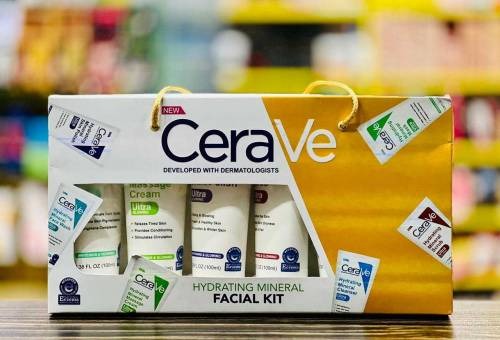 78fa71740078e1dd1e2316e28f48d57d CeraVe 6 In 1 Hydrating Mineral Facial Kit For Deep Cleansing, Brightening And Glowing Skin - Image 4