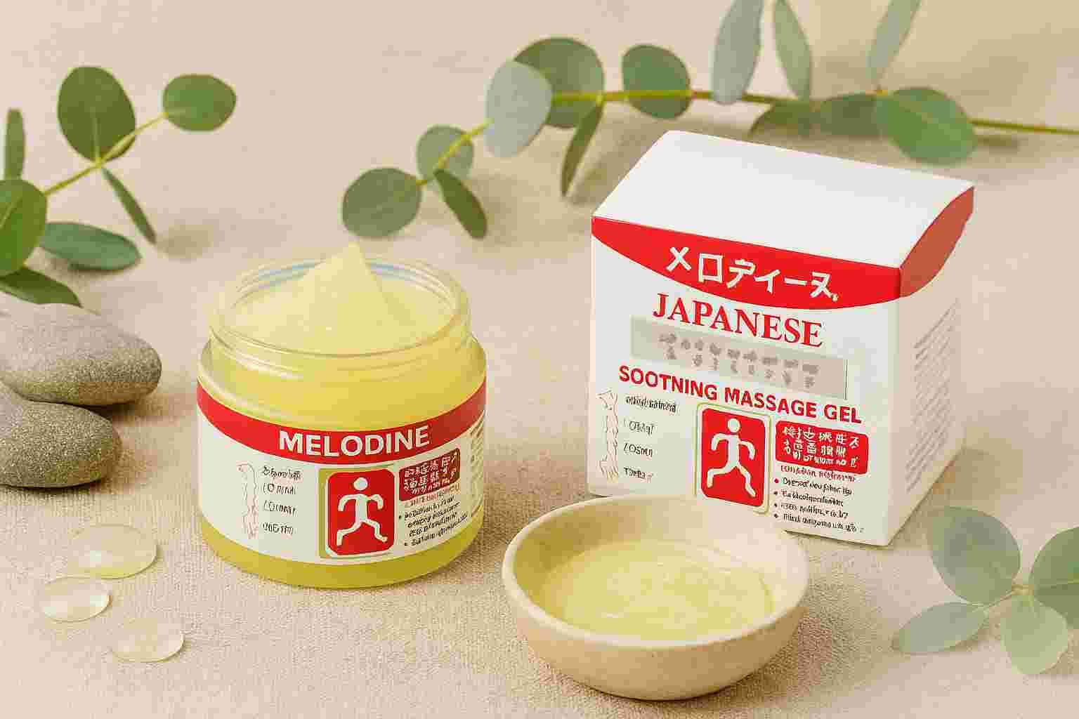 79677efb25a96bcdadca0661d6171a91 MELODINE Japanese Soothing Massage Gel – Muscle & Joint Pain Relief Cream for Shoulder, Neck, Back & Knee – Fast-Absorbi - Image 3