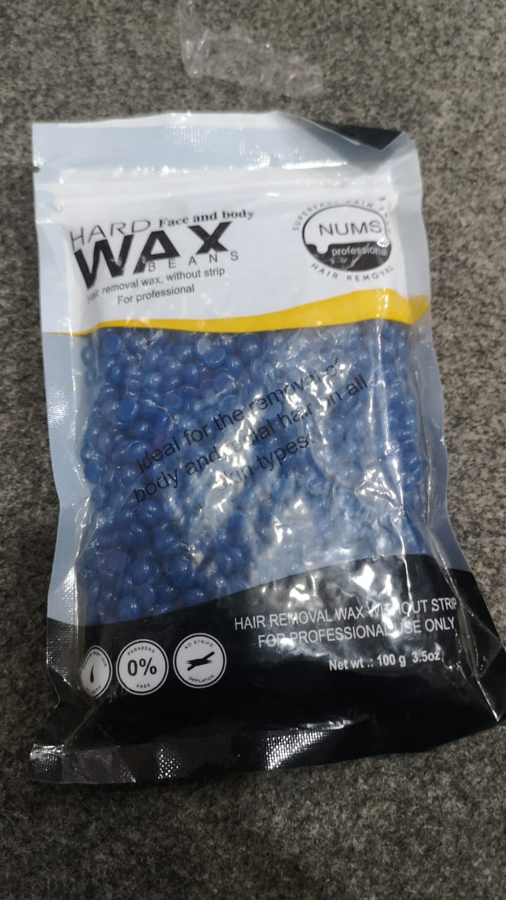7a9711889c8d6c4ea1204f2e339b5ffb NUMS Professional Hard Wax Beans - Face & Body Hair Removal Wax Without Strips - Ideal for All Hair & Skin Types - 100g - Image 3