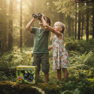Kid’s Explorer Binoculars – 8x30 Optical Lens for Fun Learning & Outdoor Exploration | Portable, Kid-Friendly Mini Binoc