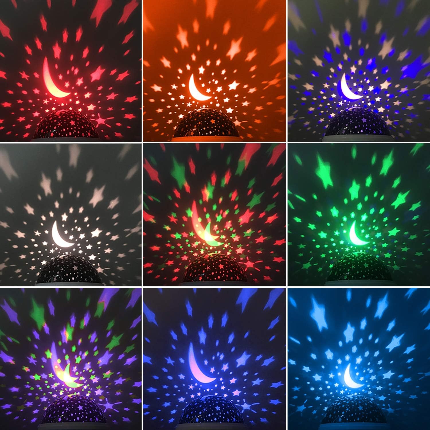 7b067df0b30180a20e0055ed25dcfc2d Night Light Star Lamp Starry Sky Projector | 360° Rotating LED Star Light Lamp With Multicolor Projection | Perfect Tabl - Image 4