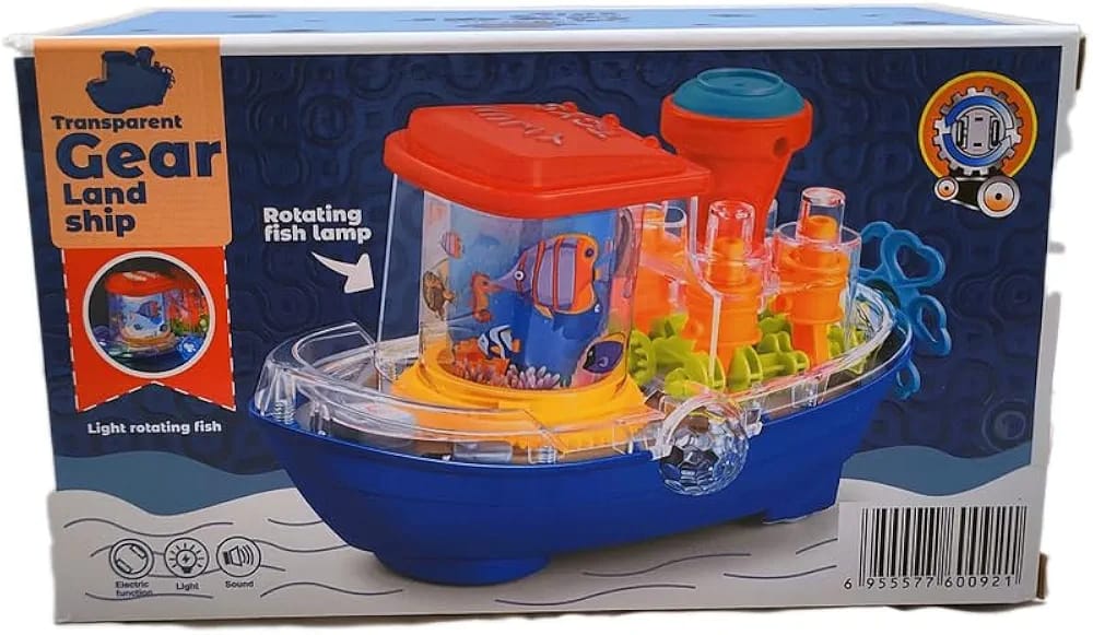 7c08dd18908ef8c0474caf7acf7d5c7b Gear Ship Bump and Go Toy for Kids with 3D Lights, Music & Automatic Action Play